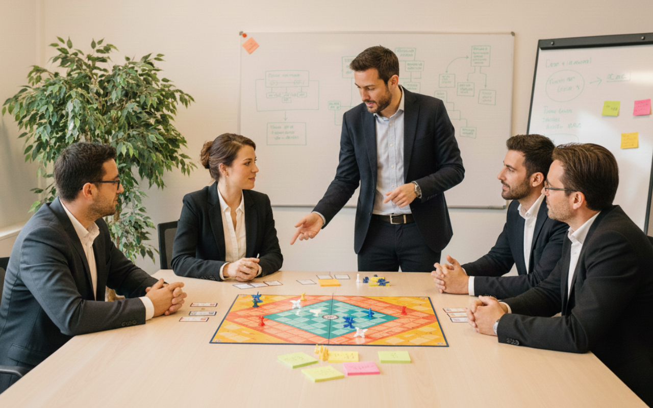 Jeu Serious Game " a-t-il un pilote dans la boite ?" - expérience gamifiée d’intelligence collective pour optimiser vos pratiques de pilotage - Easis Jeu Serious Game " a-t-il un pilote dans la boite ?" - expérience gamifiée d’intelligence collective pour optimiser vos pratiques de pilotage - Easis